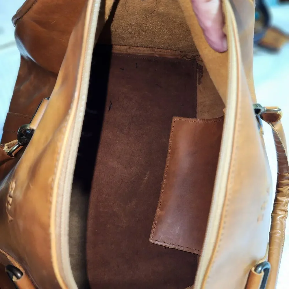 CORELA EUC GENUINE LEATHER WEEKENDER BAG